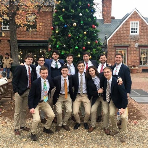 Holiday Concert by the Gentlemen Of The College  William and Mary a capella group