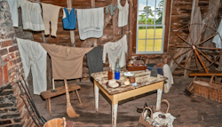 Restored and interpreted Laundry at Windsor Castle