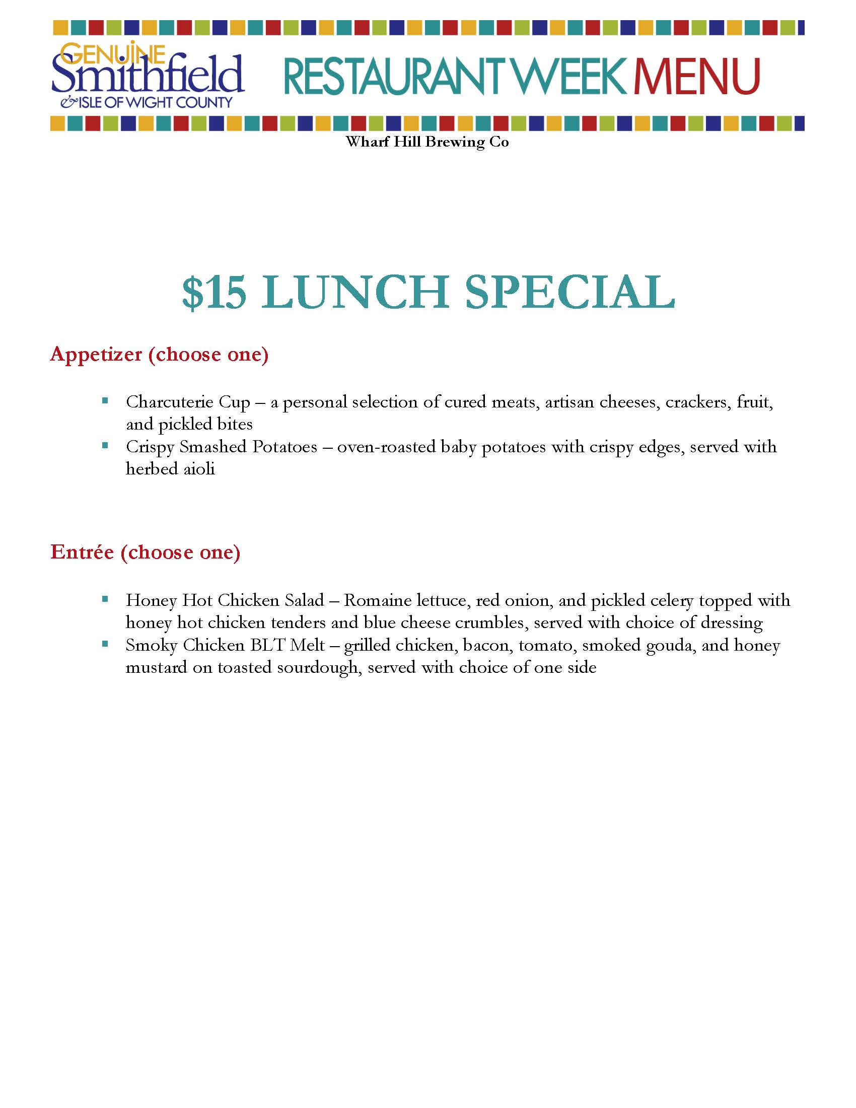 Restaurant Week 2026