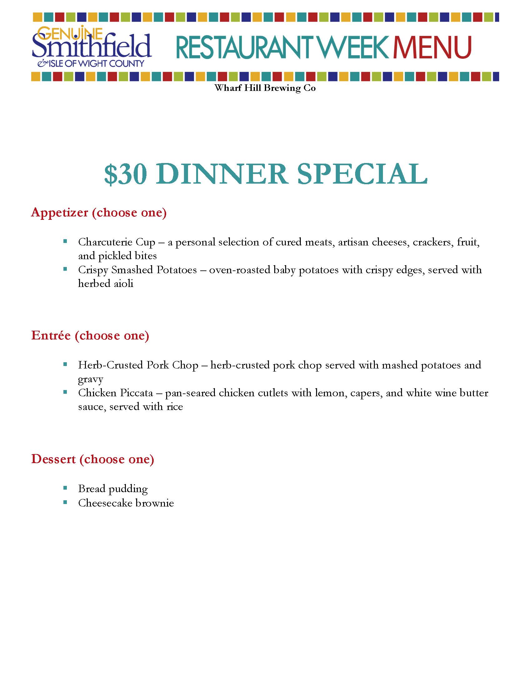 Restaurant Week 2026