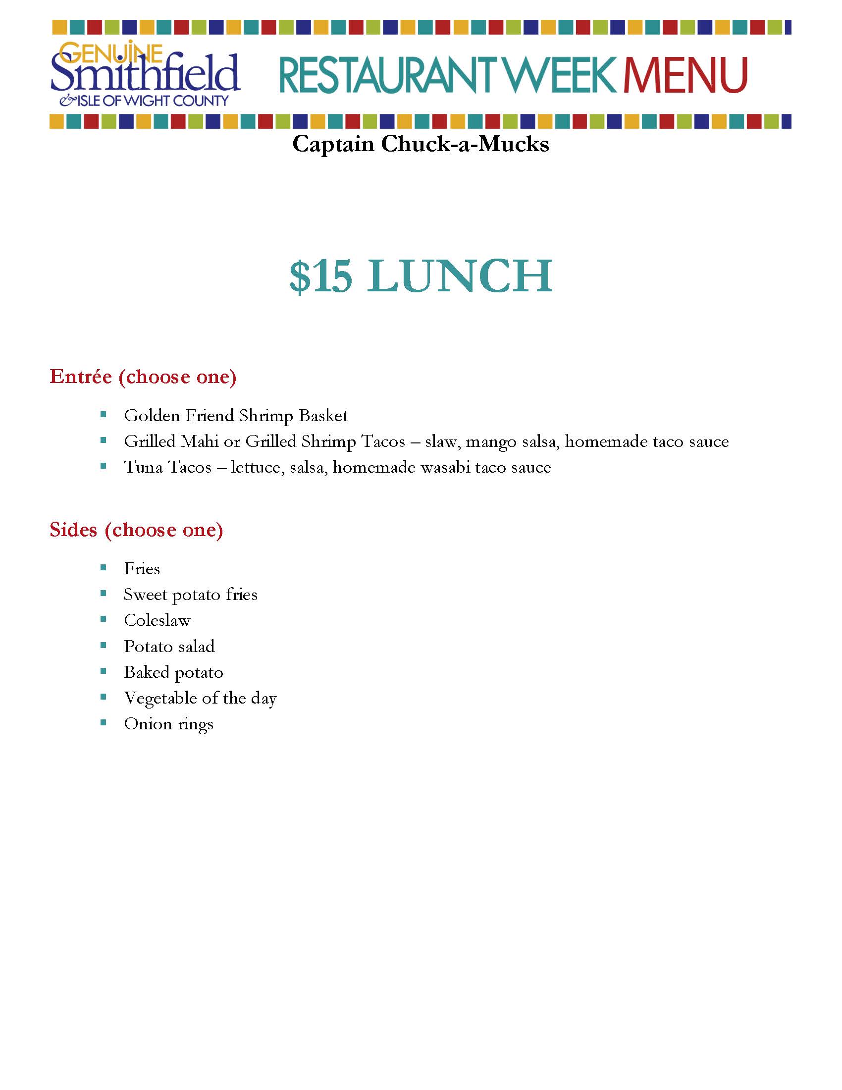 Restaurant Week 2026