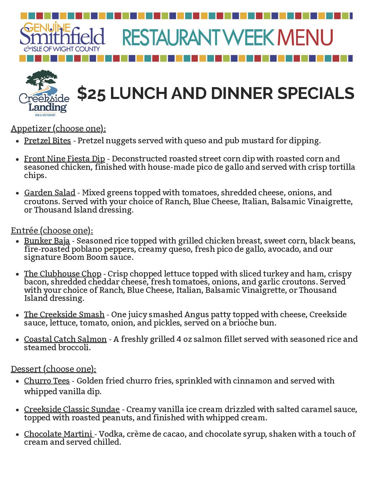 Restaurant Week 2026