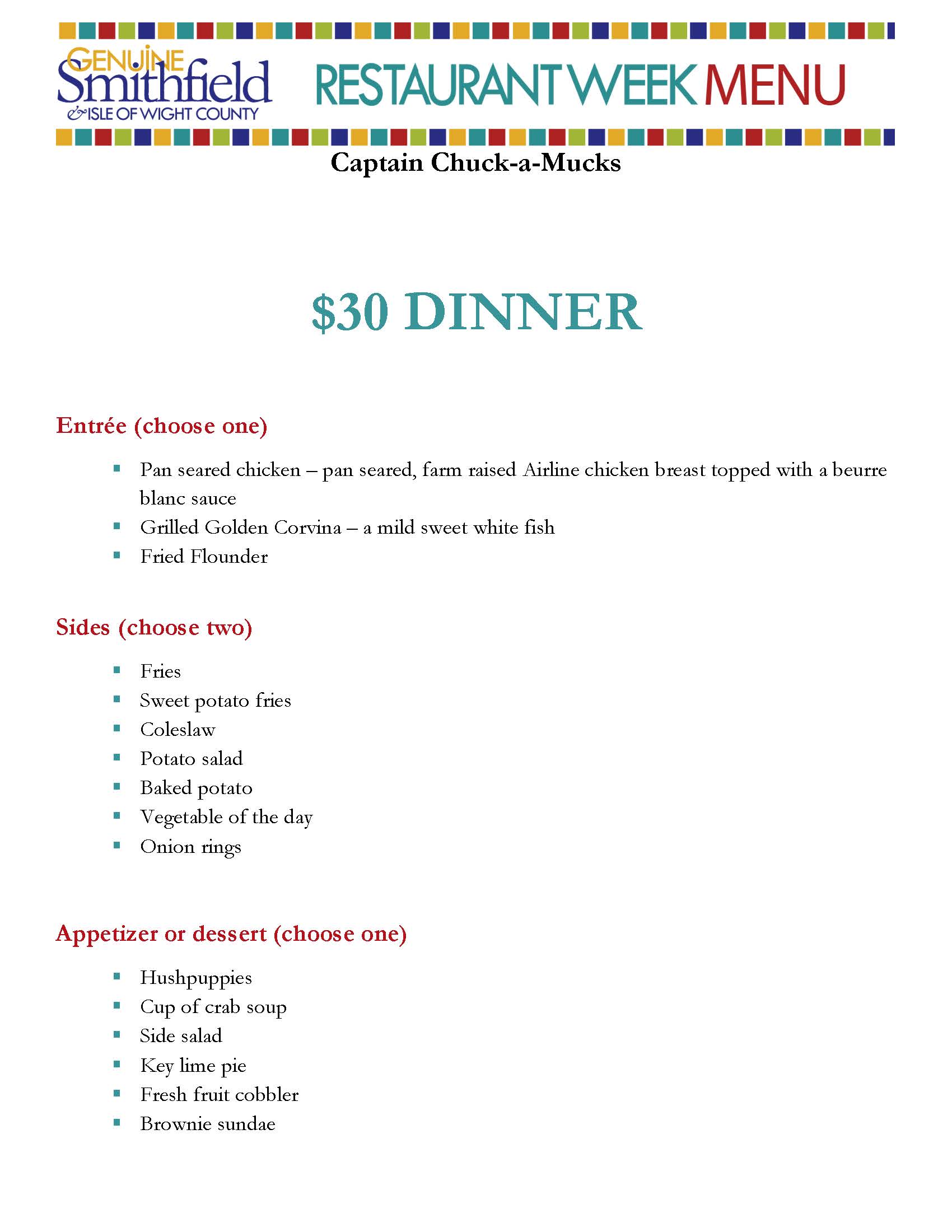 Restaurant Week 2026