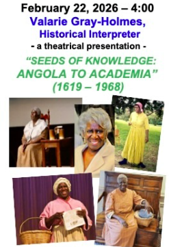 Seeds of Knowledge Angola to Academia 1619  1968