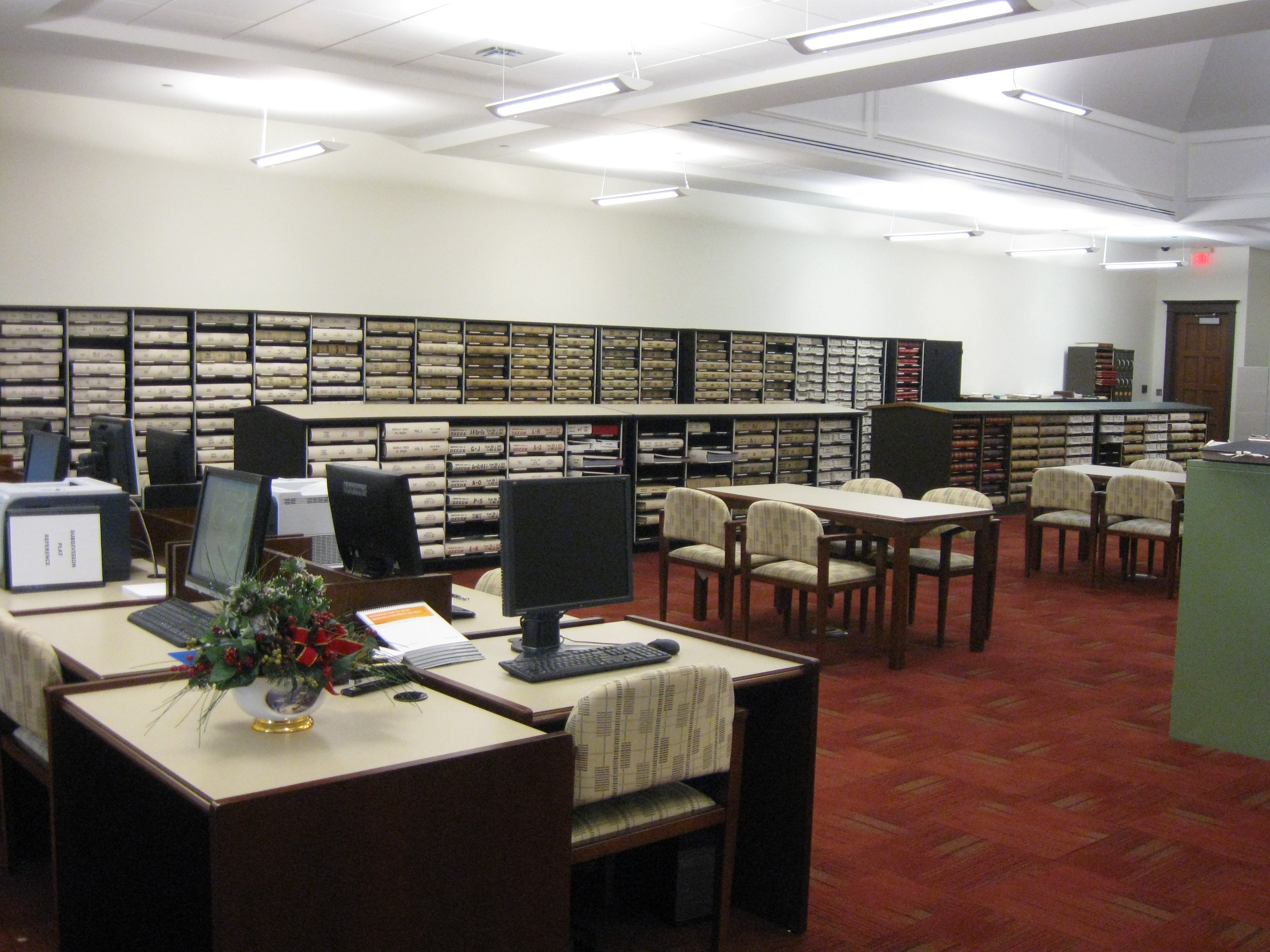 Randall Booth Records Room at the Isle of Wight County Courthouse Complex