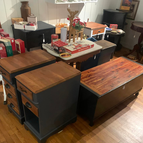 Buckaroo Furniture and Vintage Finds Located in Hamtown Mercantile