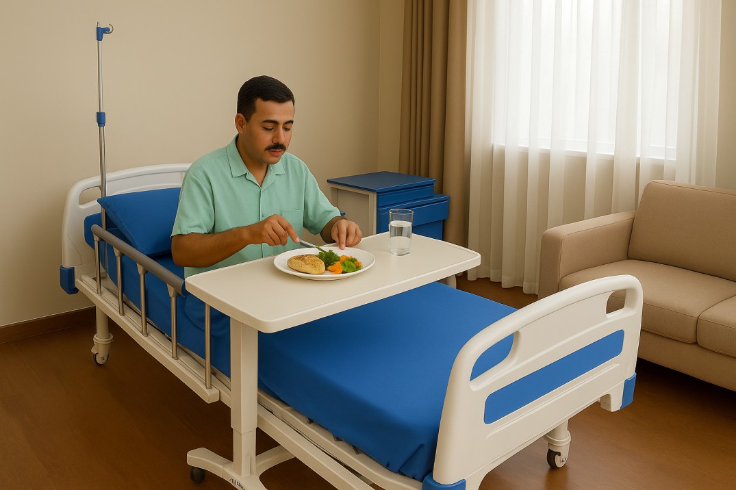 Hospital Food Table / Tray / Trolley for Patients