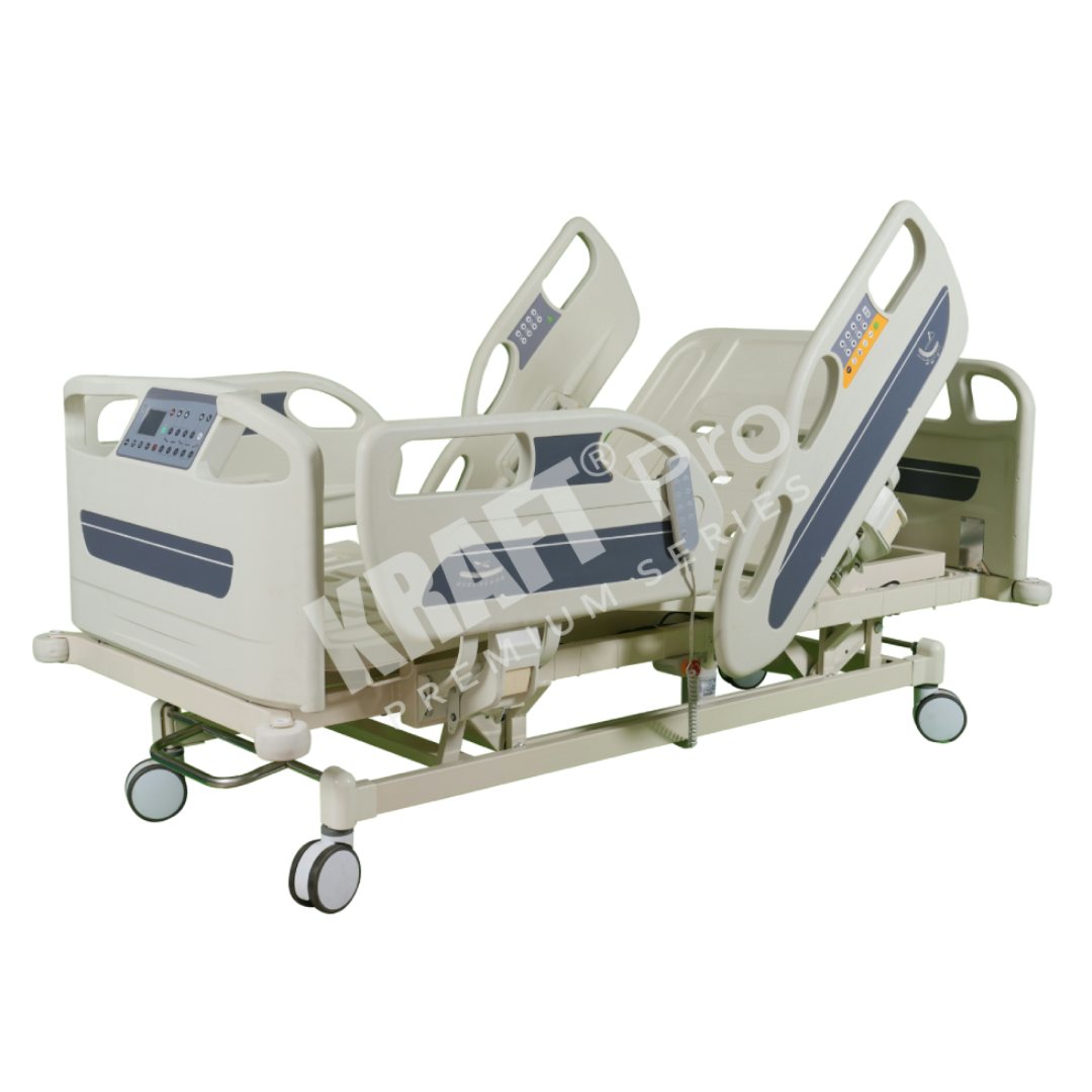 5 Functional Motorised Cot (Embedded Side Rails) with Build in Weighing Scale